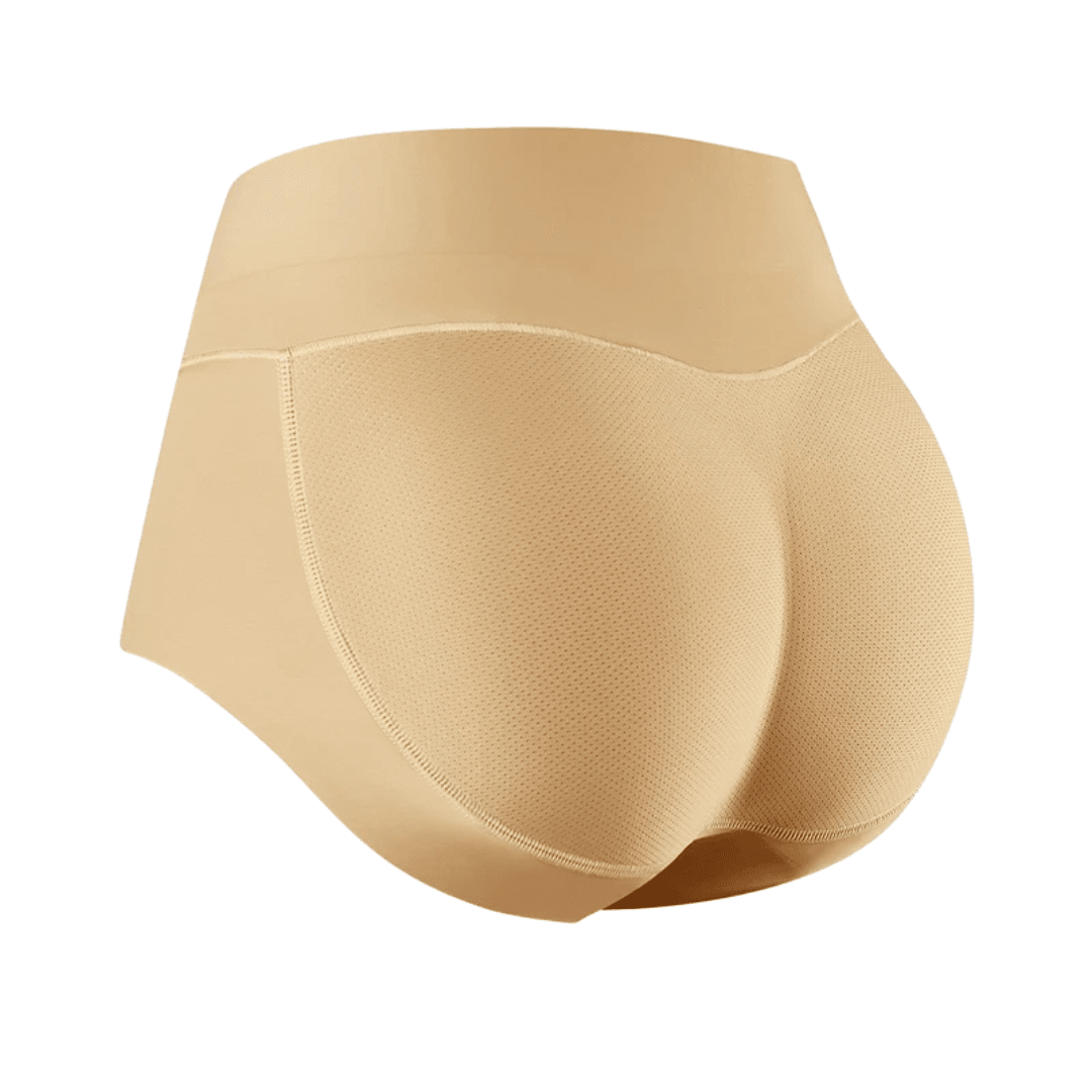 Mid-Waist Seamless Padded Briefs Nude
