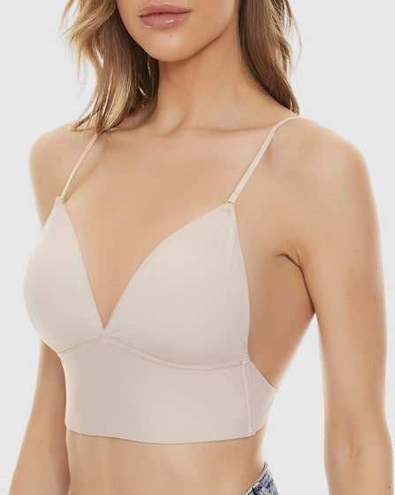 Backless U-Shape Bra with Convertible Straps