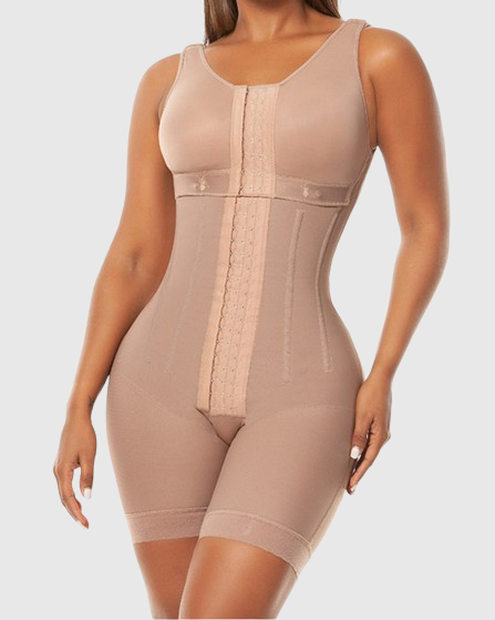 Full Coverage Compression Shapewear with Bra