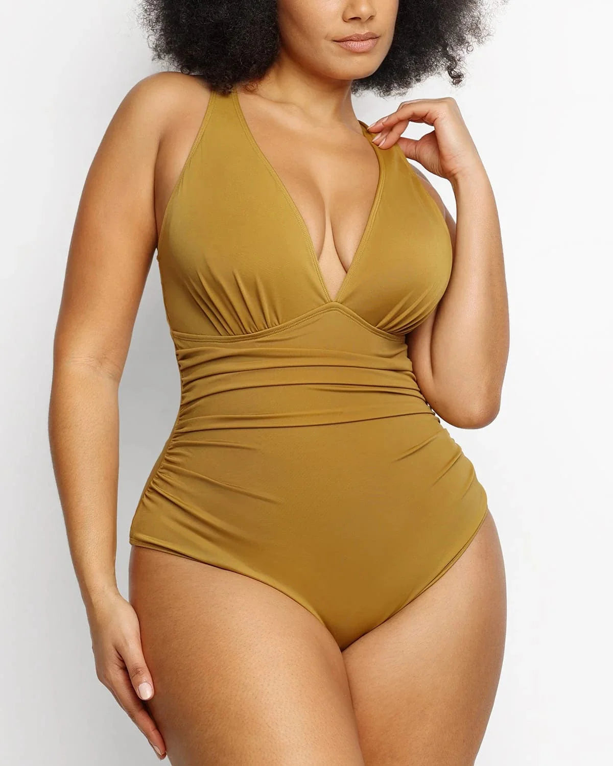 Smart Sculpt Plunge Cutout One-Piece Swimsuit